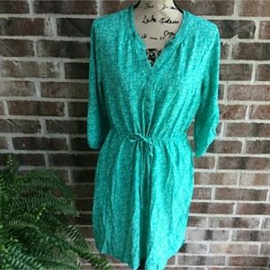 Patio Casuals by Cabernet Drawstring Midi Dress